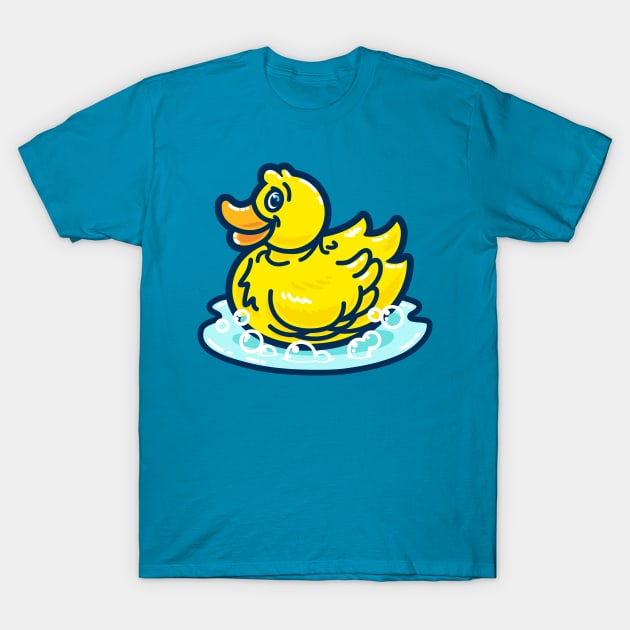 Rubber Duckie T-Shirt by DangerHuskie